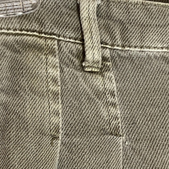 Tractr Pants Girls 12 Olive Green Pleated Wide Leg Cotton Twill Chino Modern L - Picture 8 of 16